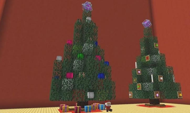 Minecraft Weihnachtsbaum Anleitung