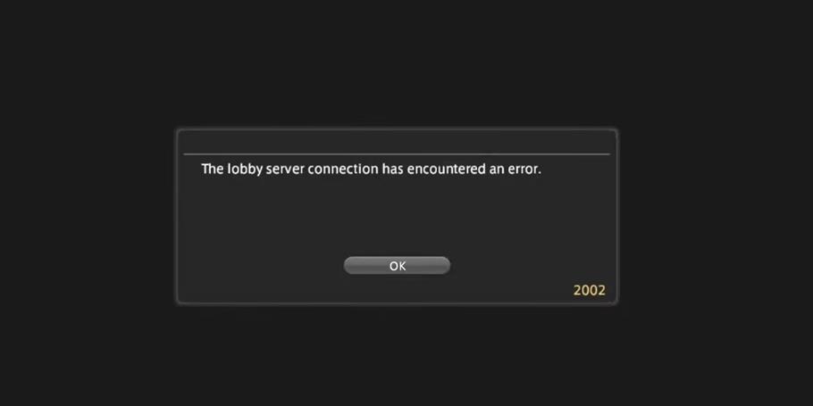 Final Fantasy XIV Lobby Server Fehler 2002 Fix (Dezember 2021)