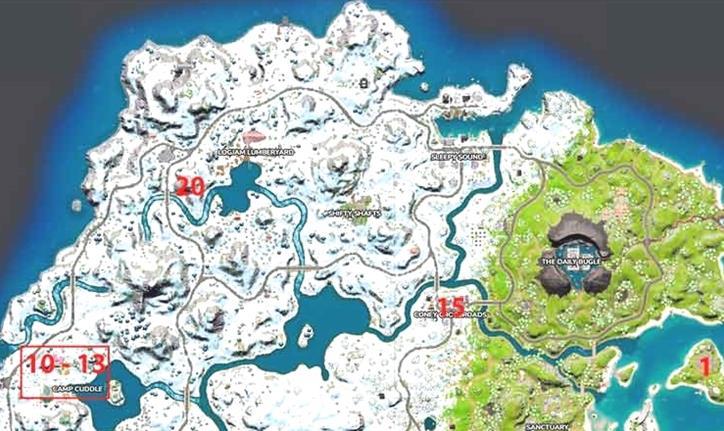 Fortnite Kapitel 3 Saison 1 Wie man alle NPCs auf der Karte findet