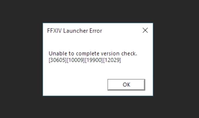 Wie behebt man den Fehler, dass FF14 die Versionsprüfung nicht abschließen kann?
