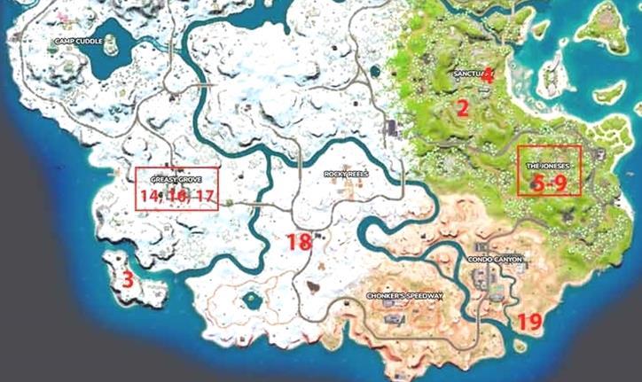 Fortnite Kapitel 3 Saison 1 Wie man alle NPCs auf der Karte findet