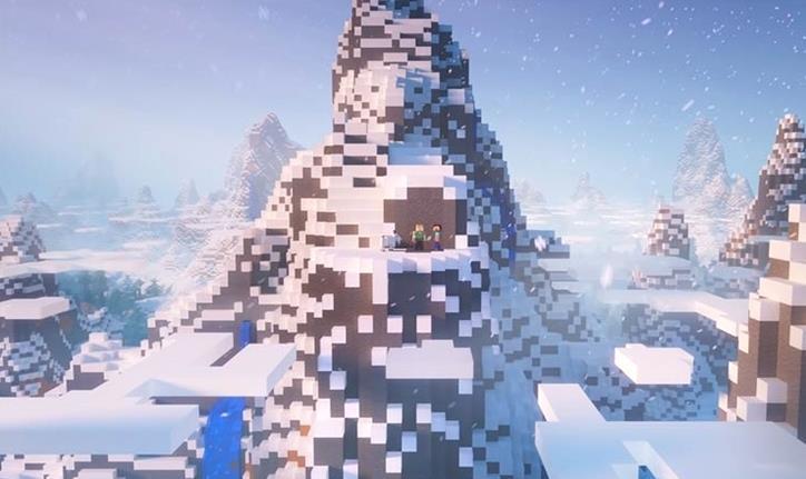 Minecraft 1.18 Wo man verschneite Hänge, Haine und Wiesen findet