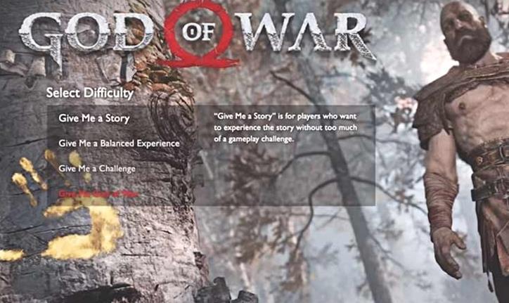God Of War - Alle Schwierigkeitsgrade erklärt