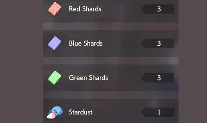Was sind farbige Scherben in Pokemon Legends Arceus - Die Verwendung von roten, blauen und grünen Scherben
