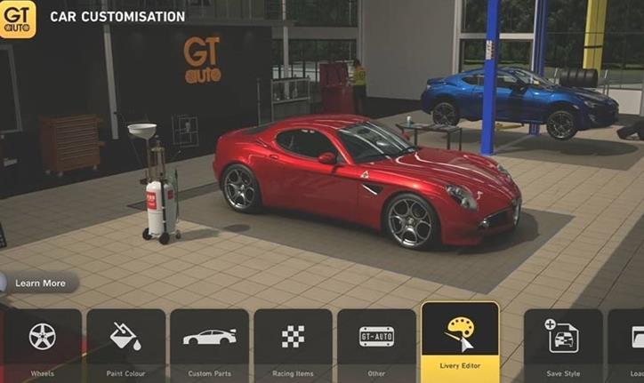 Gran Turismo 7 - Wie kann man sein Auto einfach lackieren?