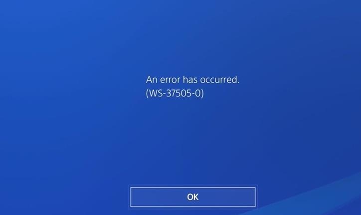 PS4-Fehlercode WS-37505-0 - Was bedeutet er und wie kann man ihn beheben?