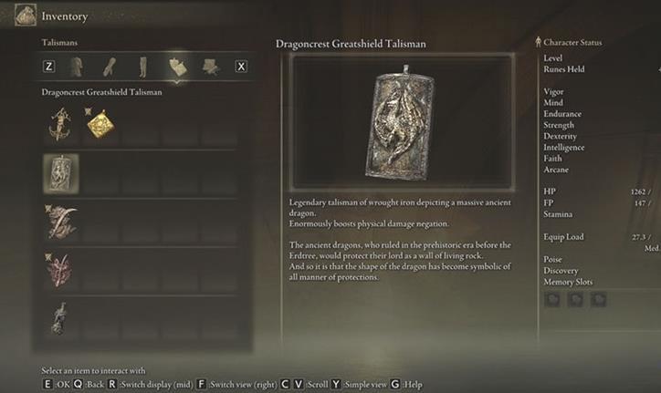 Elden Ring: Wie man den Talisman Dragoncrest Greatshield bekommt und wo er zu finden ist