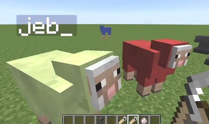 Wie man Regenbogen Schafe in Minecraft machen