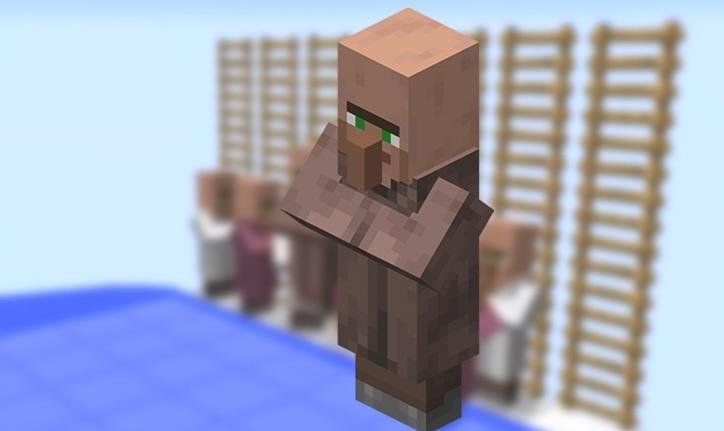 Können Dorfbewohner klettern Leitern in Minecraft