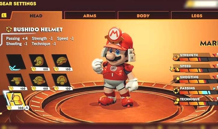 Mario Strikers Battle League: Beste Ausrüstung für jeden Charakter