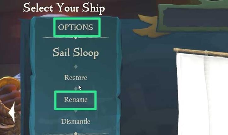 Wie Sie Ihr Schiff in Sea of Thieves kaufen, benennen und umbenennen