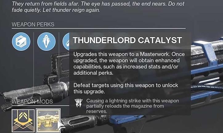 Destiny 2 Thunderlord-Katalysator: Wie man ihn bekommt